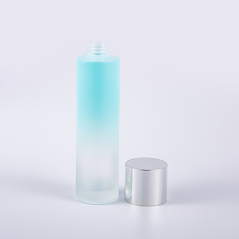 blue Glass Lotion Bottle blue Glass Lotion Bottle