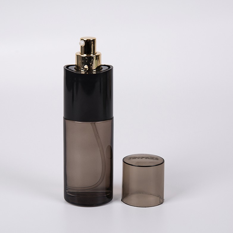 black Vintage Glass Lotion Bottle black Vintage Glass Lotion Bottle